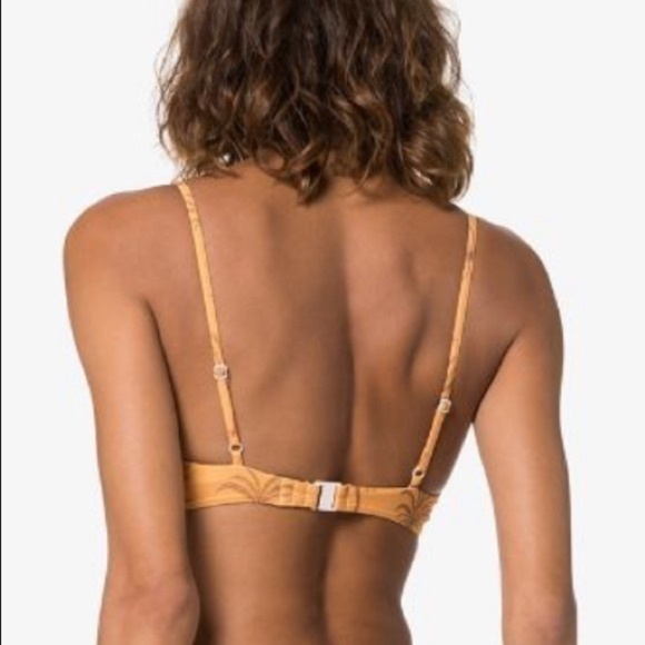 Onia Claire bikini top NWT tropical palms - Picture 4 of 6